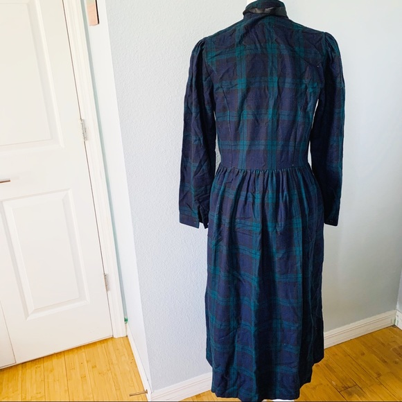 Laura Ashley Dresses Vintage 8s Laura Ashley Plaid Tartan Dress Sz